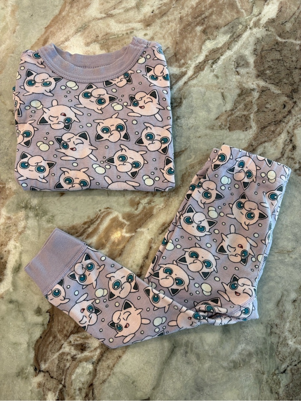 Hanna Andersson x Pokemon JigglyPuff Pajama Set Long Sleeve 3T Snug Fit